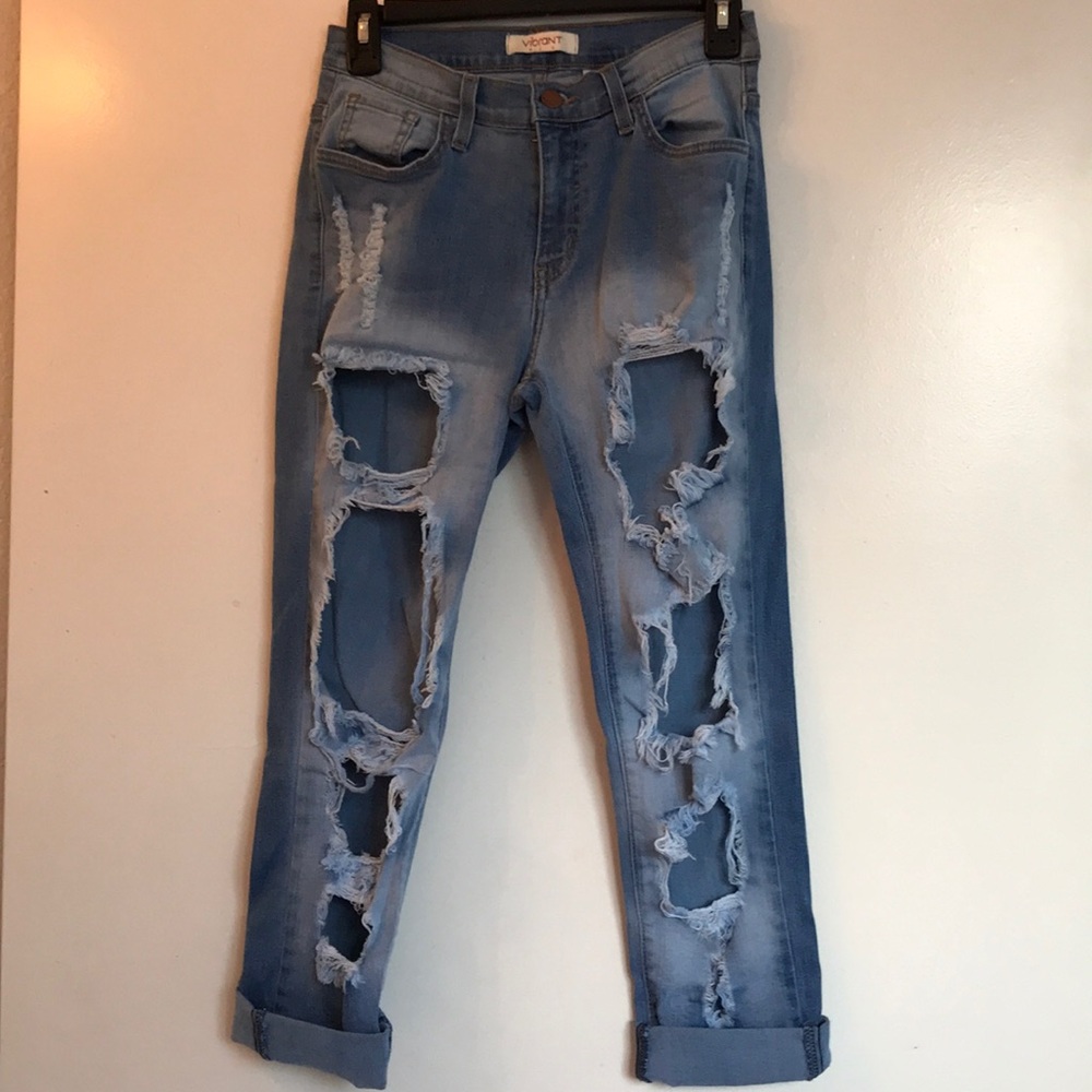 Light Wash distressed Jeans